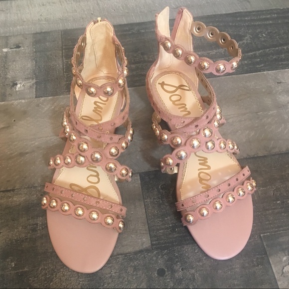 Sam Edelman Shoes - Sam Edelman Dusty Rose Studded Sandal - 7.5